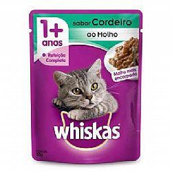 Whiskas Sachê Cordeiro Para Gatos Adultos