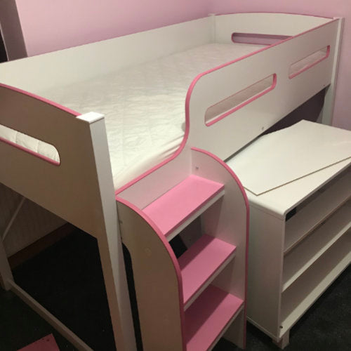 Kimbo Bed Pink - Mid Build