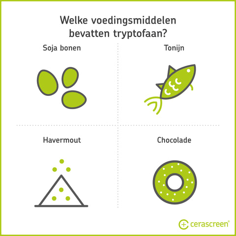 Voedingsmiddelen met tryptofaan