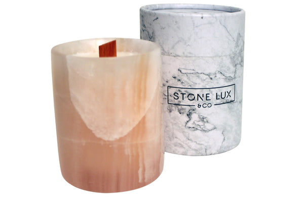 stone lux co candles marble scent