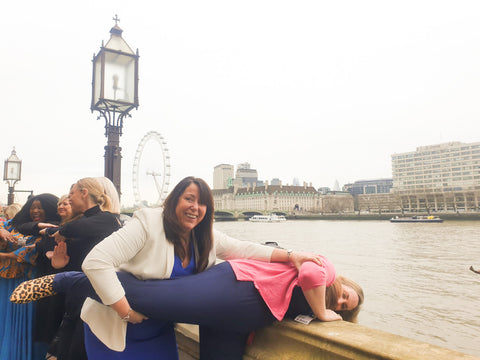 Fran being saved from falling over the edge House of Lords