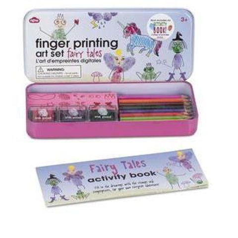 Fingerprinting tin with booklet - Fairy