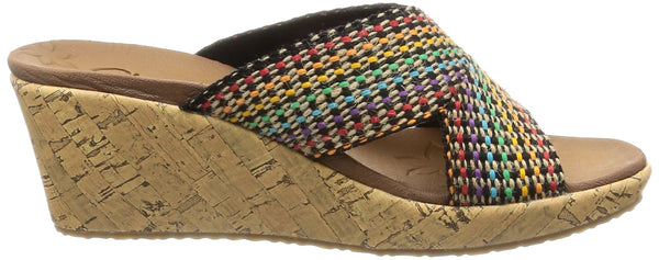 skechers cali women's beverlee delighted wedge sandal