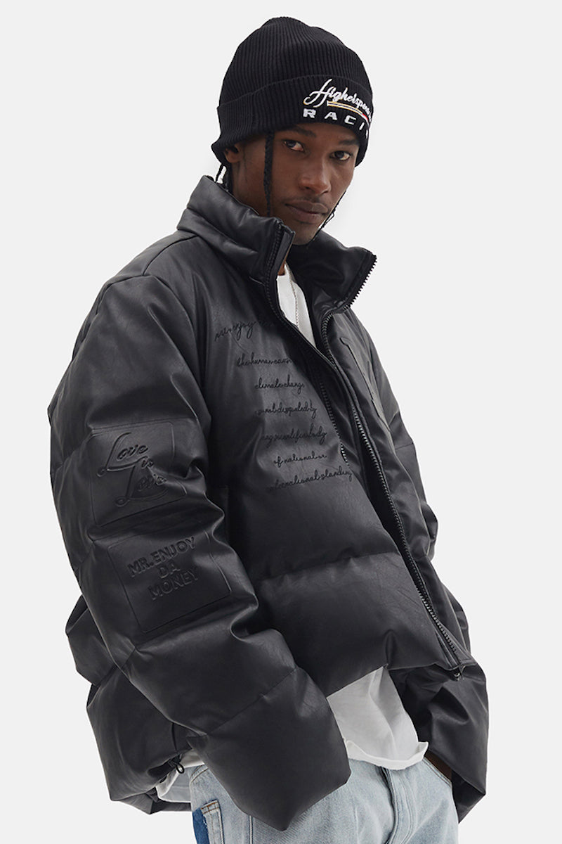 Mr. Enjoy Da Money: Streetwear Jacket | MEDM Down Jacket | INTL 