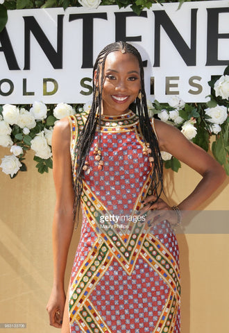 Erica Ash wears Seven Saints at the 2018 BET Awards