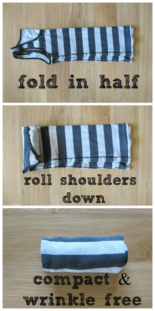 how to fold your clothes for storage