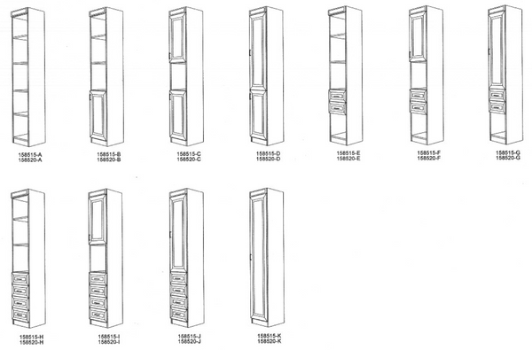 Side Cabinet Configurations for Your Murphy Bed