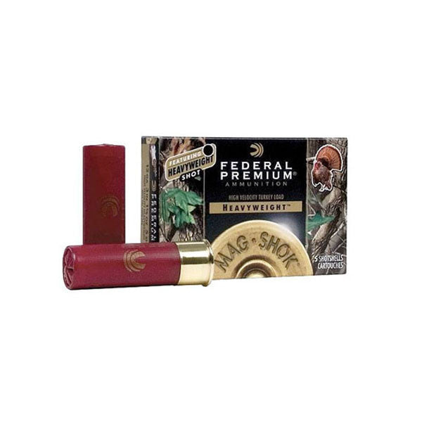 FEDERAL Mag-Shok Turkey 20 Gauge 3in #7 Steel Ammo, 5 Round Box (PHT258F7)