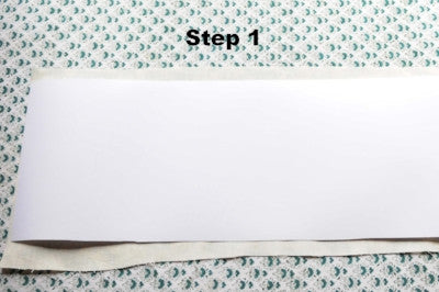 How to use lampshade paper step 1
