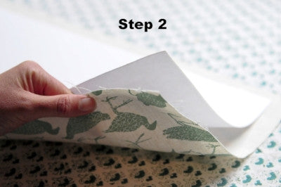 how to use lampshade paper step 2