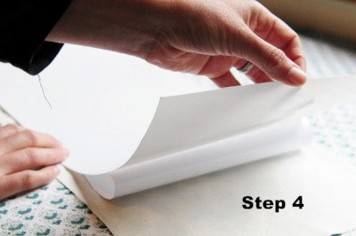 How to use lampshade paper step 4