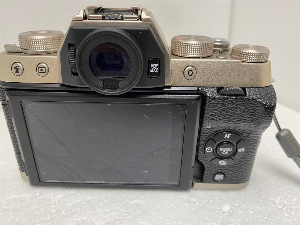 heuvel uitvinding Kust Fujifilm X-T100 Mirrorless Digital Camera (Body) Champagne Gold - Used