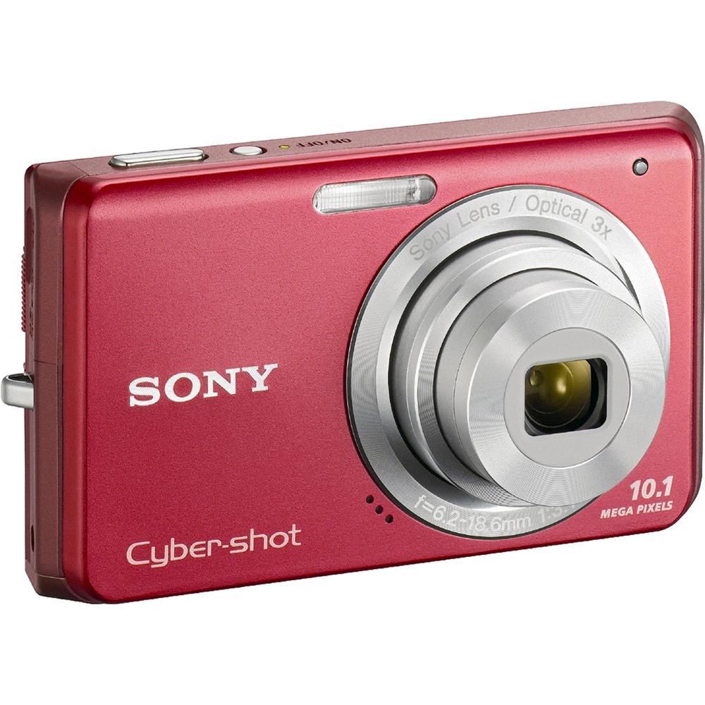 Weggooien capsule Lyrisch Sony Cyber-shot W180 Digital Camera (Red)