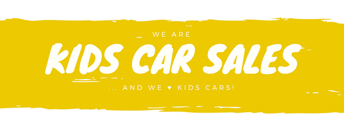 kids car sales about us banner