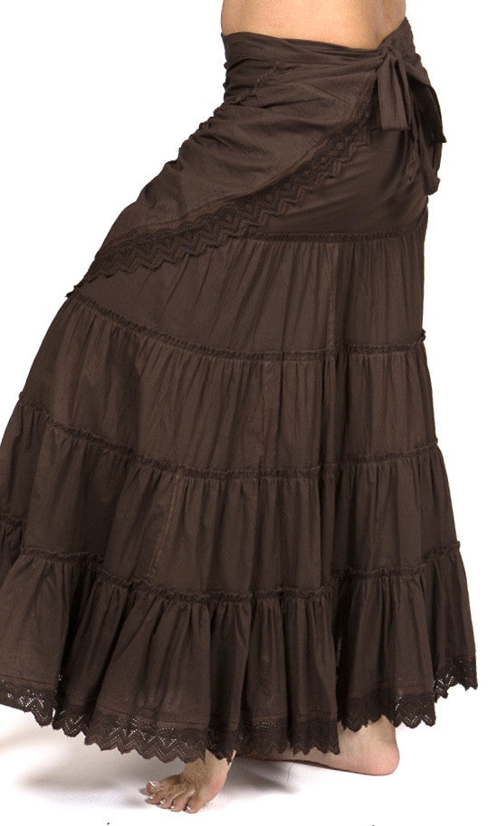 MM100 Gypsy Wrap Skirt - Mishu Boutique