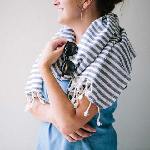 Transform any outfit with a scarf