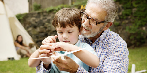children spending time with grandparents