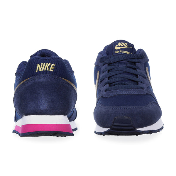 Tenis Nike MD Runner - 807319406 - Azul Marino - Mujer | - Footwear