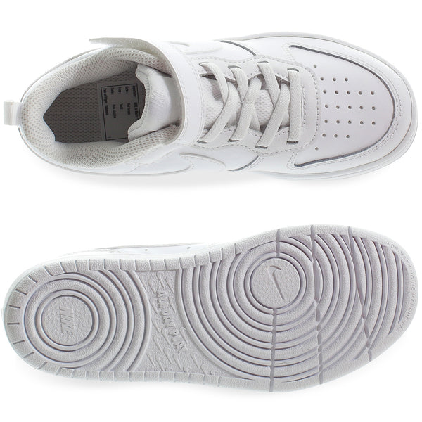 tenis nike court borough low blancos para mujer