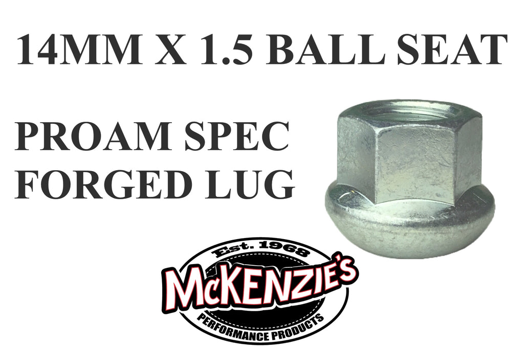 14mm X 1 5 Ball Seat Lug Nuts Open End 2 Options Mckenzie S