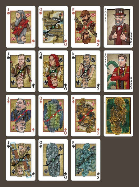 steampunk deck of cards