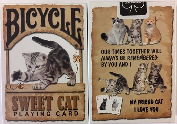Bicycle-SWEET CAT PLAYING CARDS POKER carte da gioco 