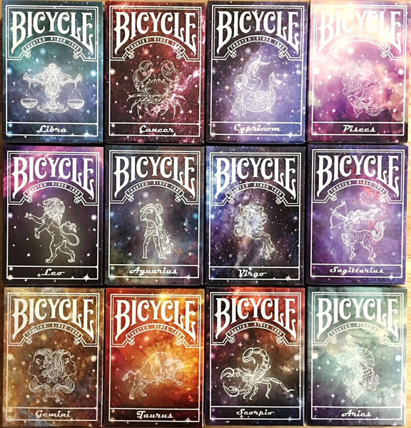 Libra 12 Designs Bicycle Constellation Playing Cards
