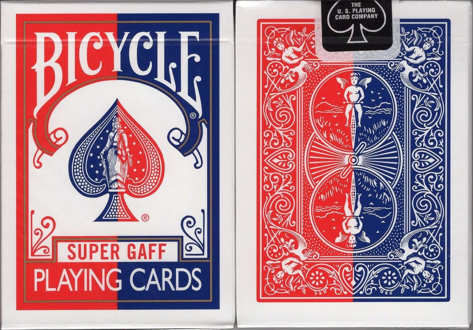 Onverbiddelijk Lastig preambule Super Gaff Bicycle Playing Cards - Blue & Red | PlayingCardDecks.com