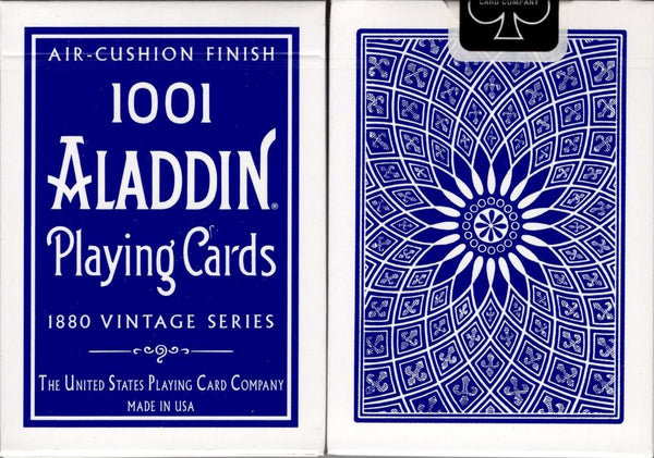 1001 Aladdin Dome Back Blue Playing Cards Poker Size Deck USPCC Air-Cushion New 