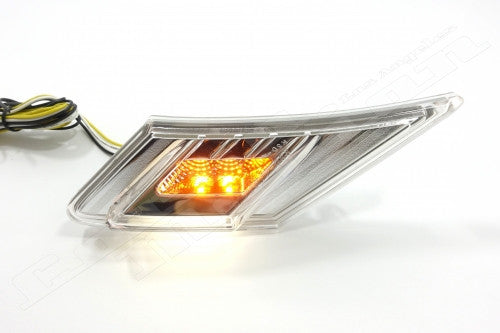 LED Side Marker Smoked Black Lens Amber Turn Signal and DRL White For Scion FR-S Toyota 86 Subaru BRZ
