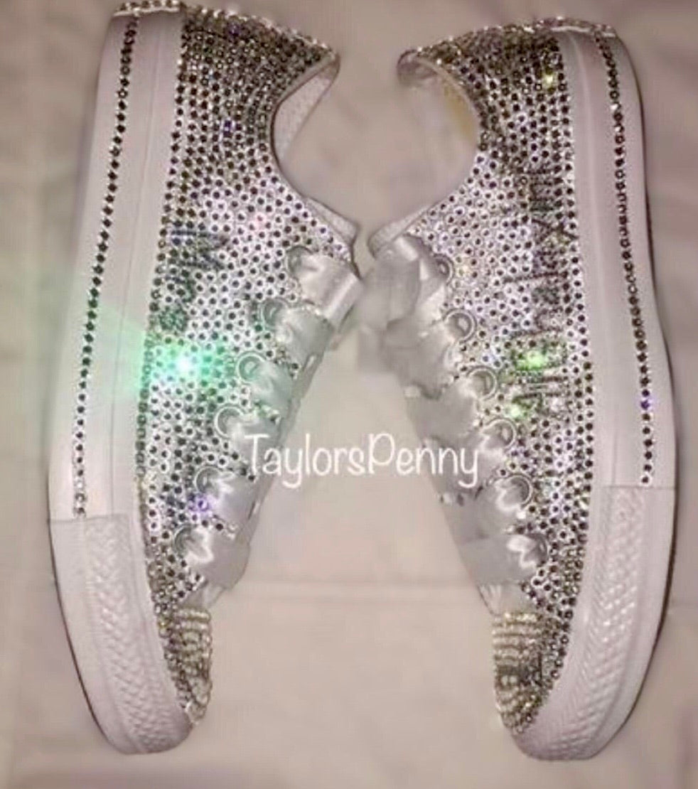 bling converse sneakers