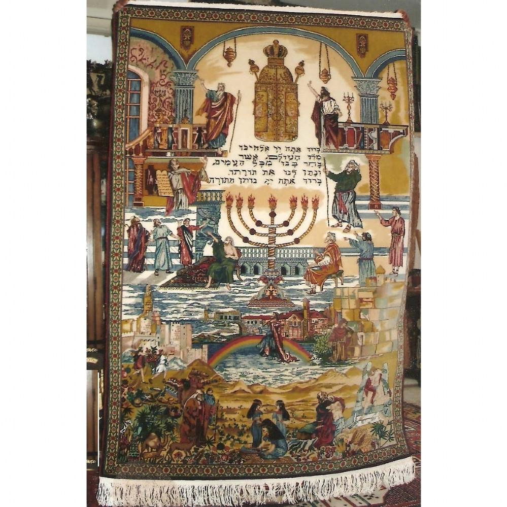 Jewish Tapestry Torah Scenes Wall Rug Tapestries Baijang Rugs