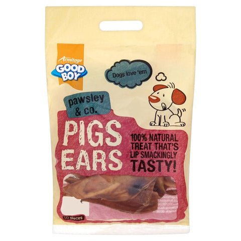 Good Boy Pawsley & Co Natural Pigs Ears Dog Treats 150g