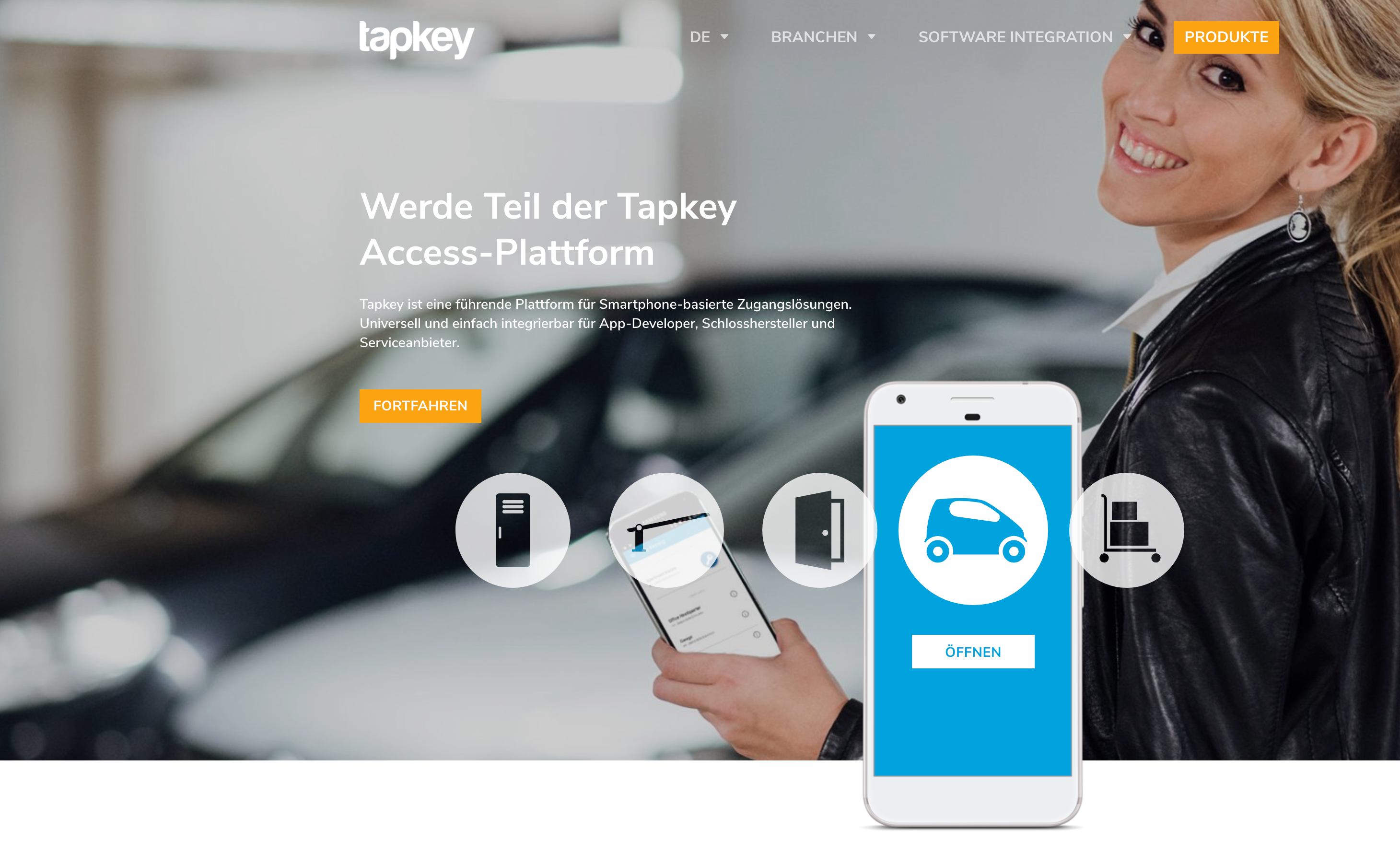 Tapkey Onlineshop