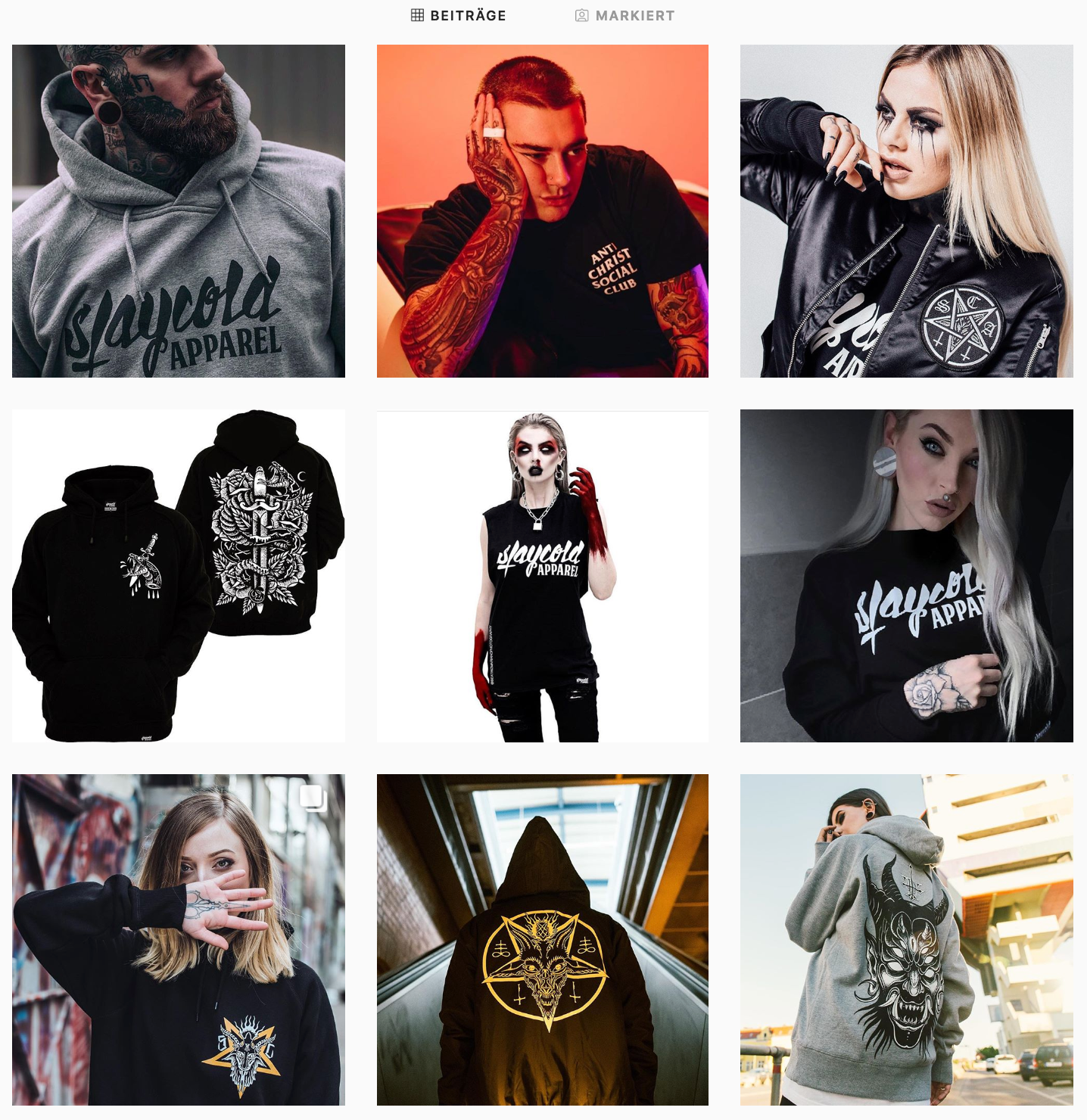 Stay Cold Apparel auf Instagram - Shopify Händler aus Berlin
