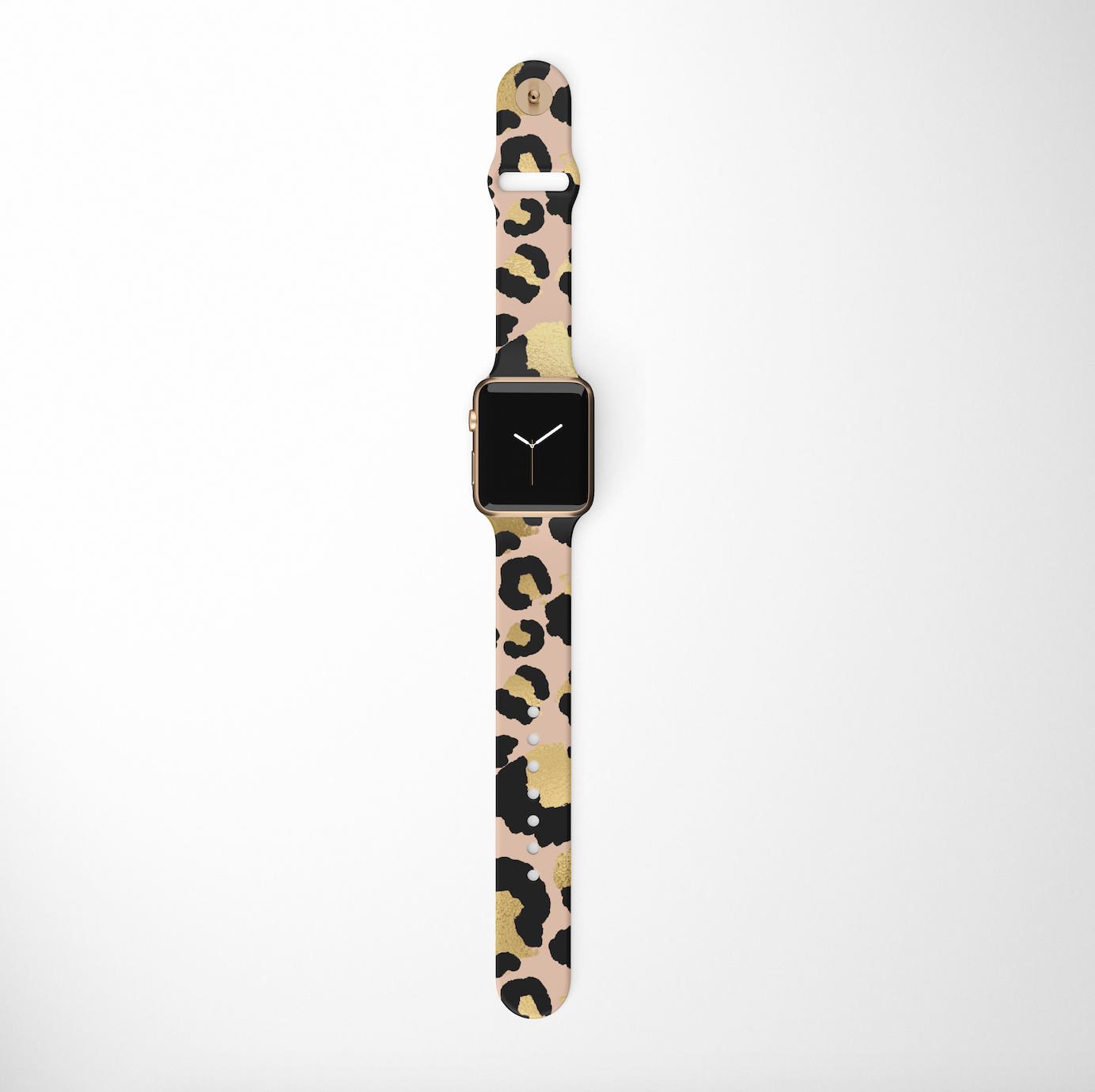 Gold Leopard Apple Watch Strap