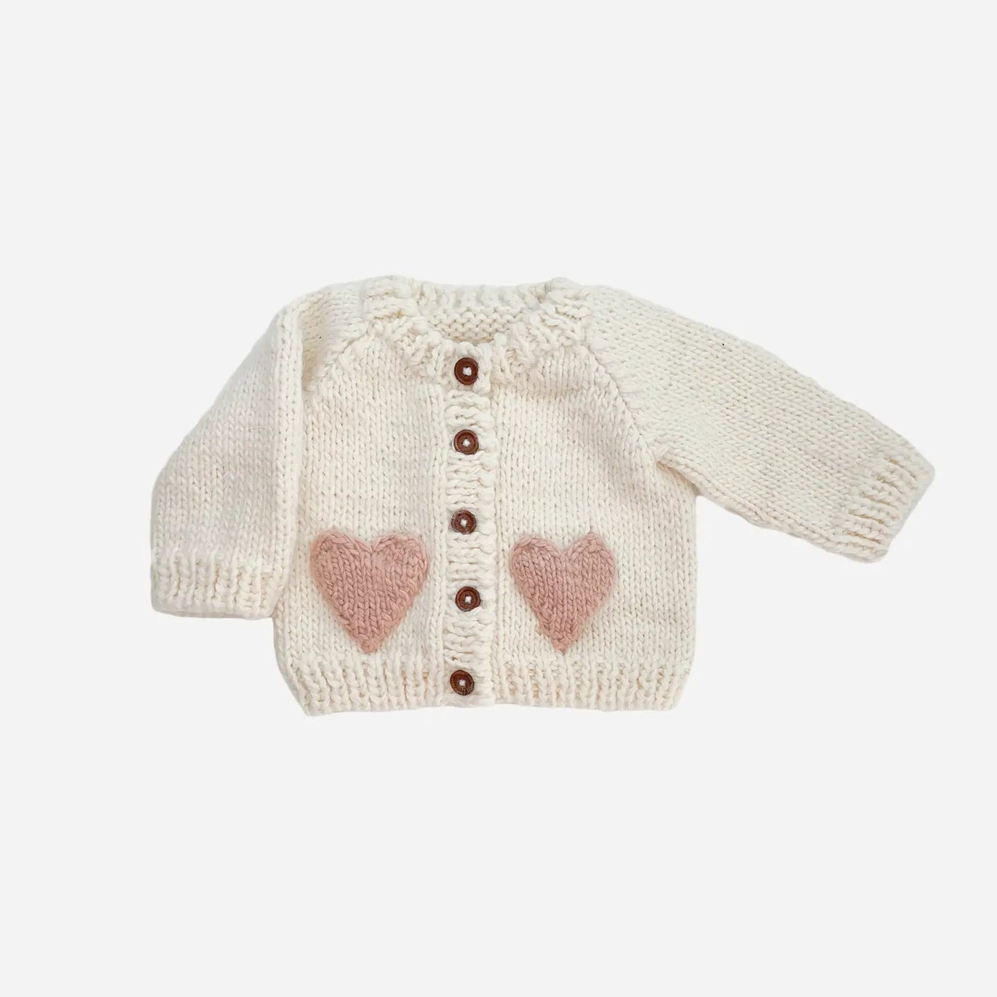 Heart Cardigan - Blueberry Hill