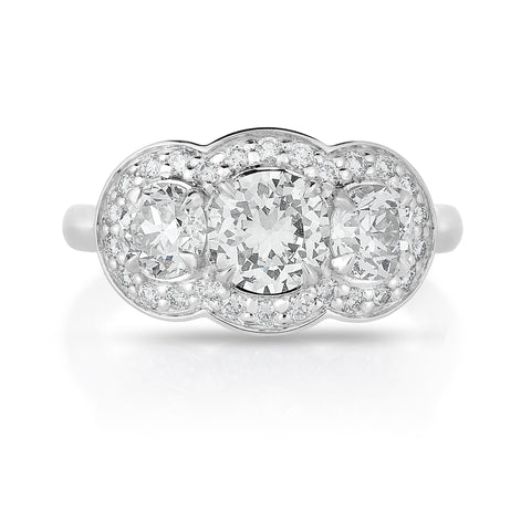 Image of Hierloom Diamond in Custom Ring