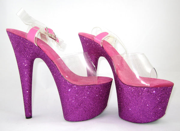 dark fuchsia heels