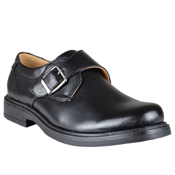 mens black dress shoes with buckle