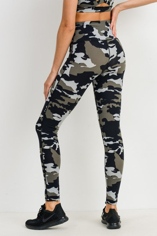 camo workout outfit