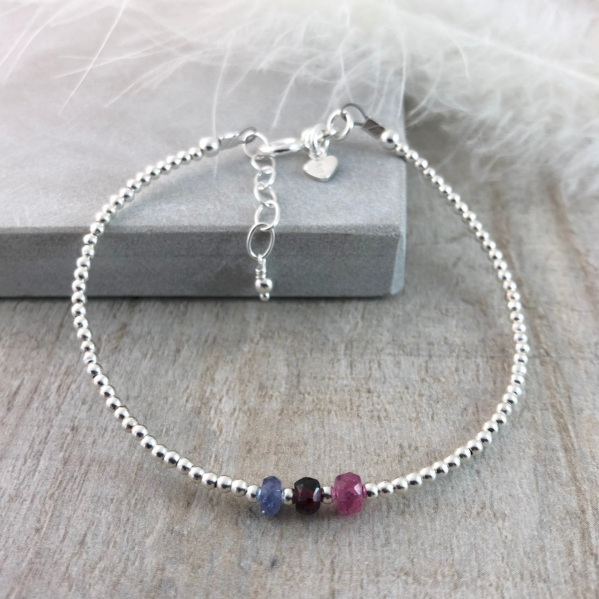 mother daughter birthstone bracelet
