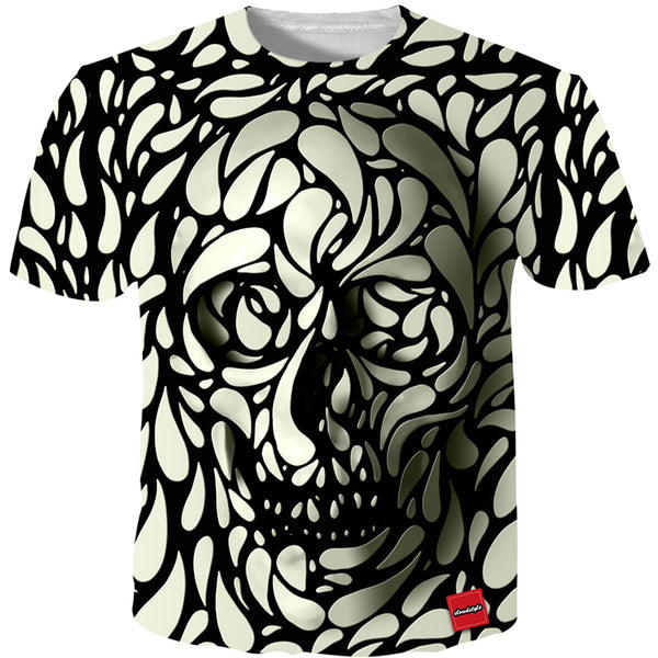 3d skull shirt