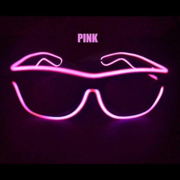 pink led glasses