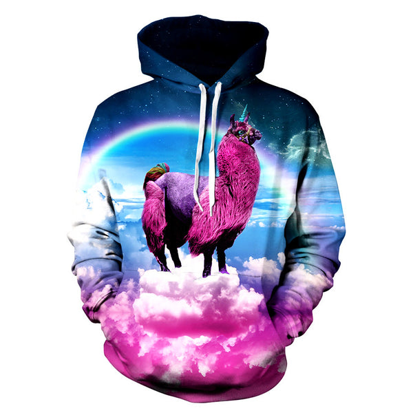 pink rainbow hoodie