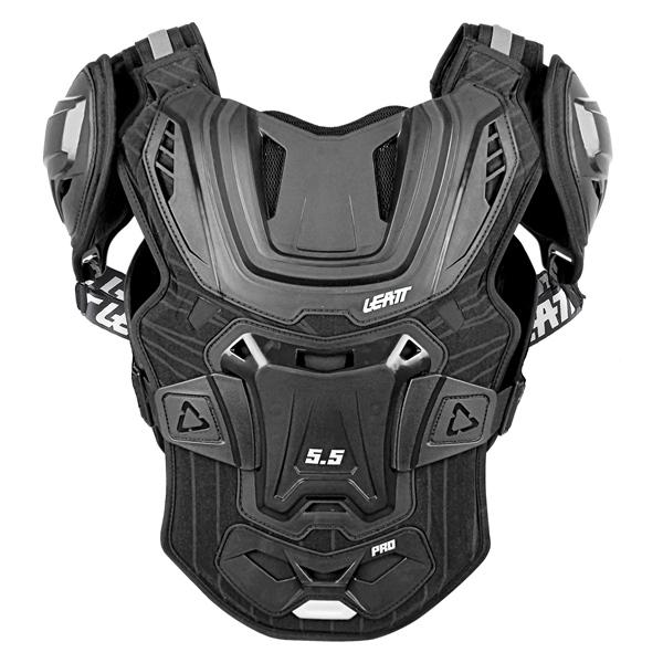 Leatt Adults 5.5 Motocross MX Enduro Body Protector Armour Black