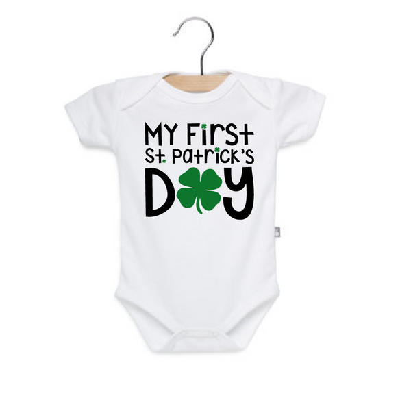 my first st patrick's day onesie