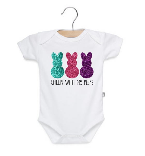 baby girl easter onesie