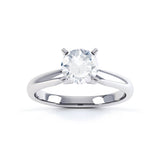 ANNELIE - Premium Certified Lab Diamond 4 Claw Solitaire 18k White Gold