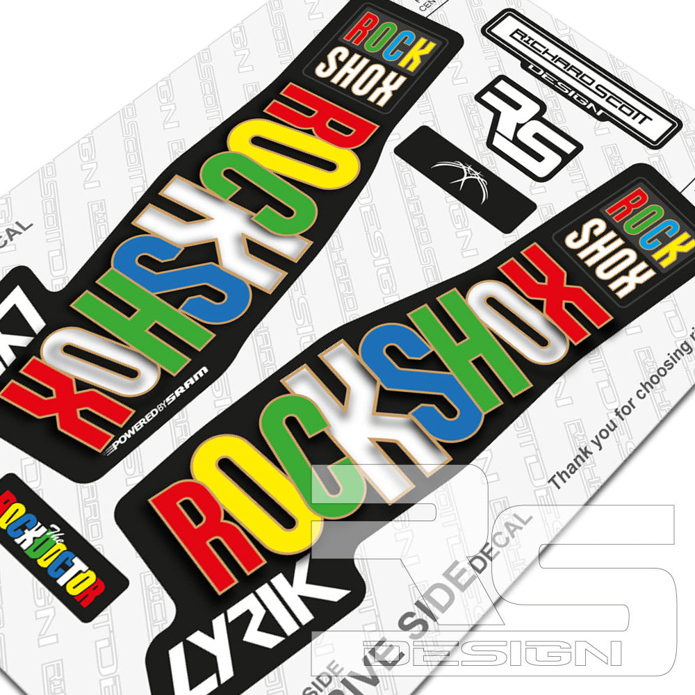 rockshox lyrik sticker kit
